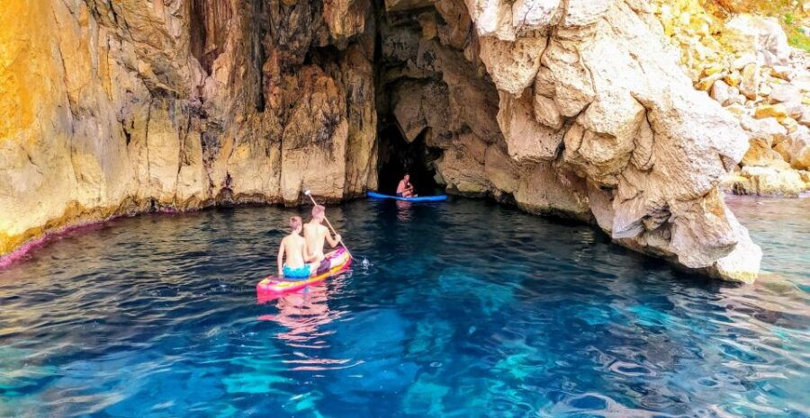 Ibiza: Snorkeling and SUP Paddle, Beach and Cave Cruise