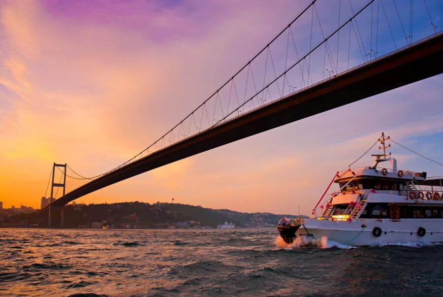 Istanbul: Bosphorus and Golden Horn River Sunset Cruise - Sunset Cruise Duration and Highlights