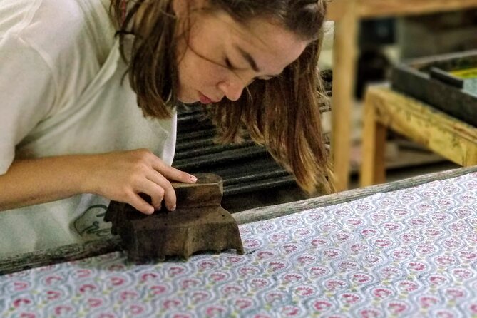 Jaipur Small-Group Sanganeri Block Printing Class