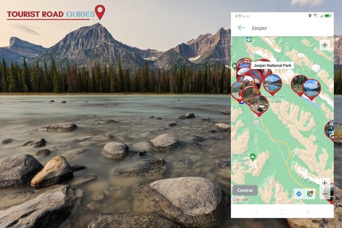 Jasper Self-Guided Routes APP With Audio Guide