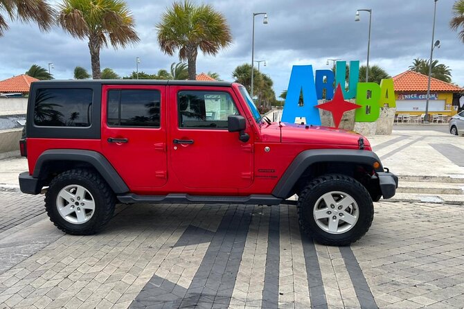 Jeep Wrangler 4 Door Hardtop Rental in Aruba