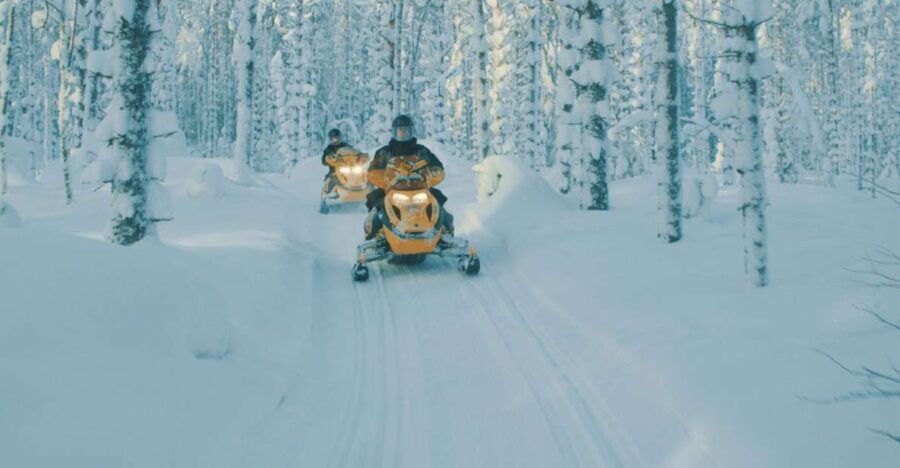 Jyväskylä/Laukaa: 2-Hour Snowmobile Safari