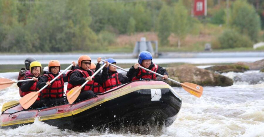 Jyväskylä or Laukaa: Kuusaa River Rafting Tour With Pickup