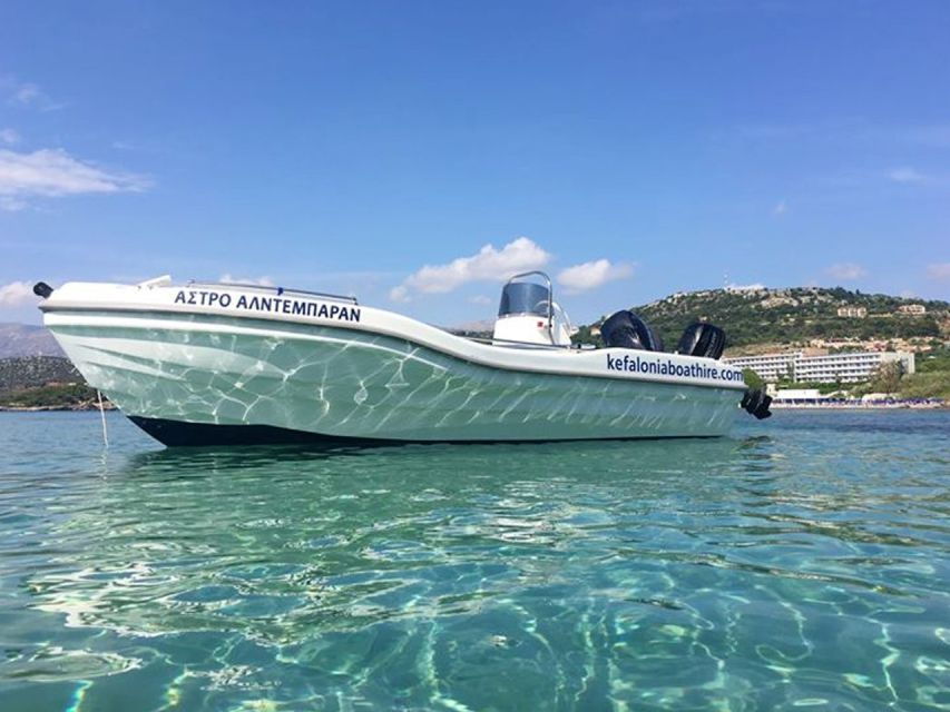 Kefalonia: Small-Boat Rental and Self-Guided Cruise