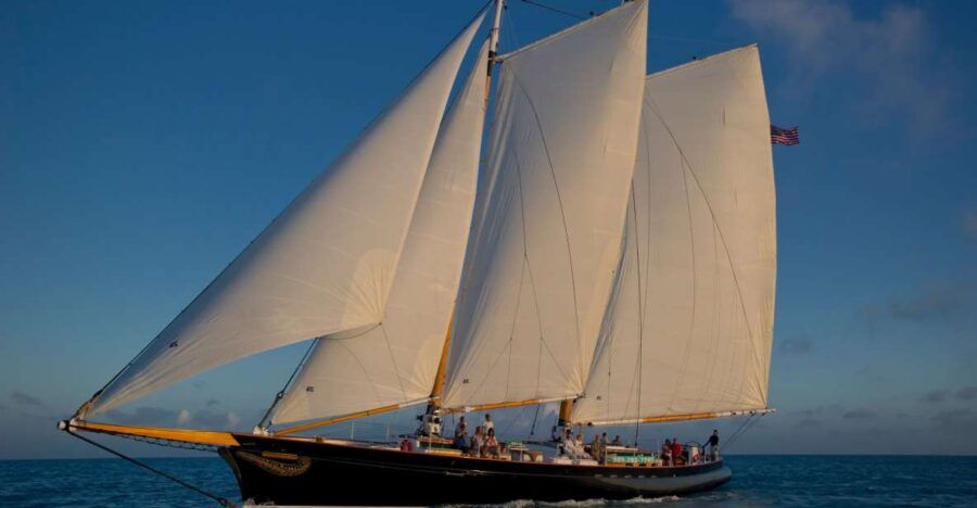 Key West: Schooner Full Moon Night Sail With Snacks & Drinks