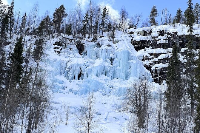 Korouoma National Park: Frozen Waterfalls Hike & Barbeque - Duration and Admission Ticket