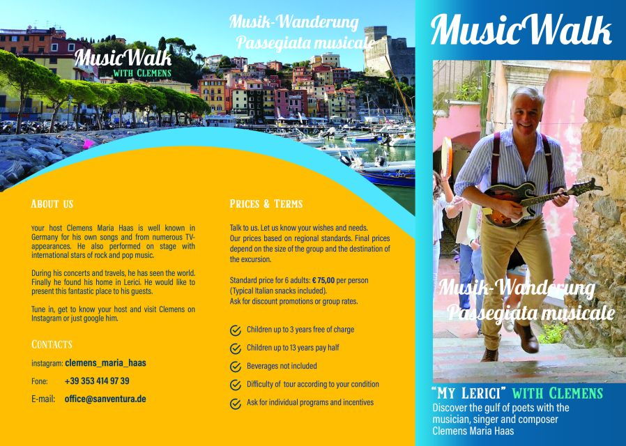 La Spezia Beach: a Musicwalk in a Typical Ligurian Village