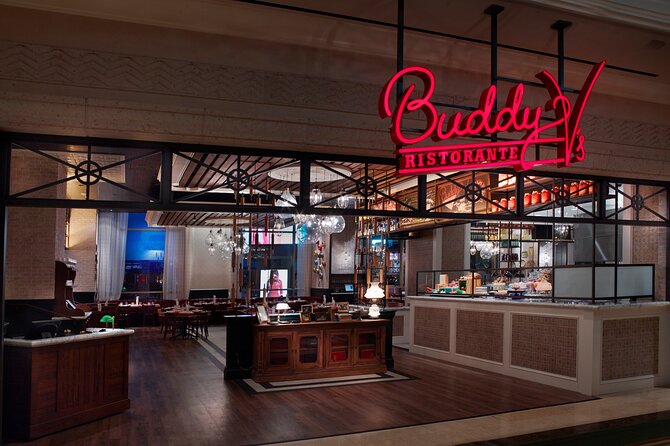 Las Vegas Night Flight by Helicopter With Lunch at Buddy Vs at Venetian Resort