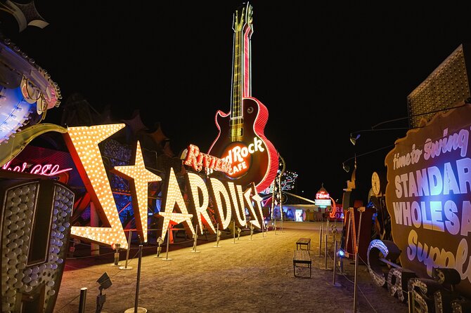 Las Vegas Night Flight by Helicopter With Neon Museum Admission - Good To Know