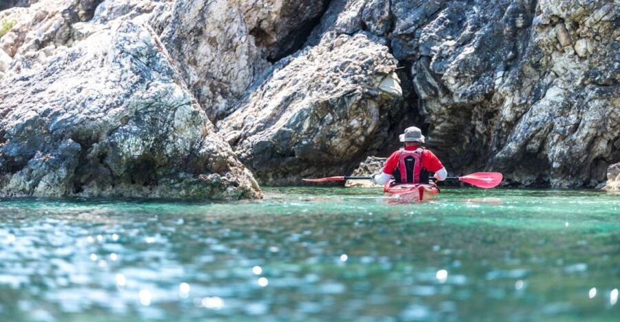 Lefkada: Sea Kayak Tour to Blue Caves With Picnic - Good To Know