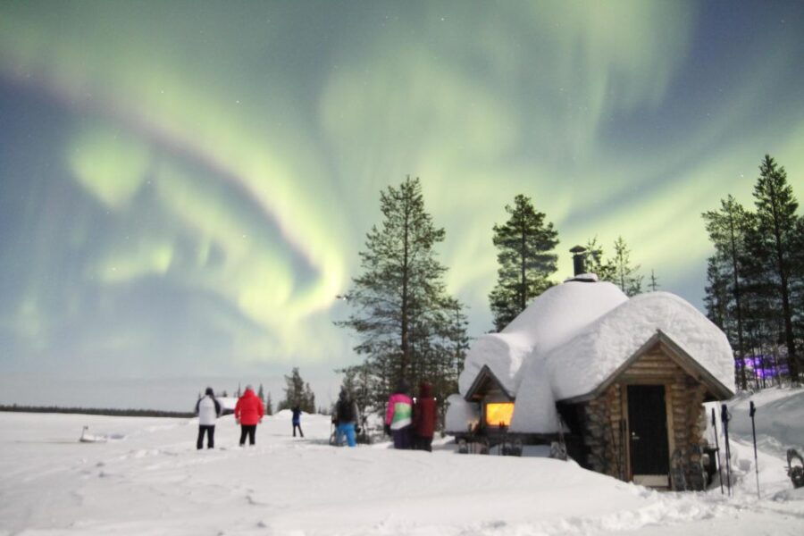 Levi Lapland: Northern Lights Snowshoeing