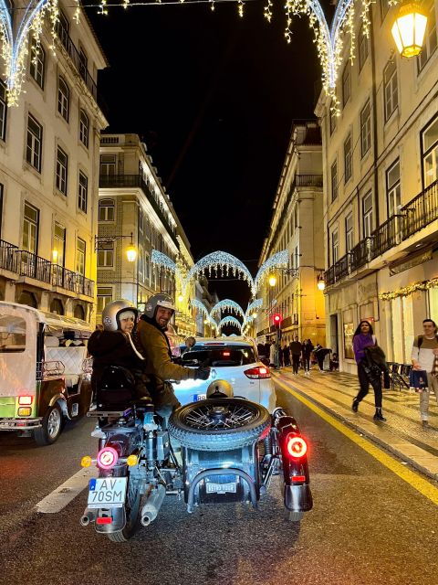 Lisbon : Private Motorcycle Sidecar Tour by Night - Good To Know