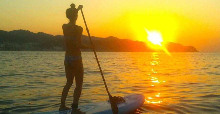 Lloret De Mar: Sunrise Paddle Board Ride With Instructor