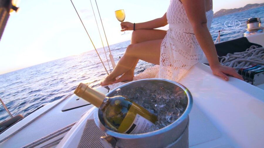 Los Cabos: Private Snorkel or Sunset 42-Foot Sailing Cruise