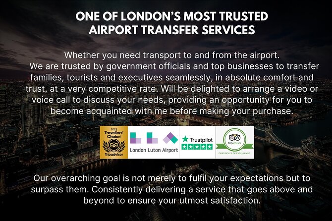 Luton Airport – Taxi / Private Transfer – Pickup & Return