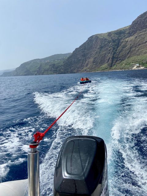 Madeira :Private Boat Trip Along the Coast W/ Water Activity