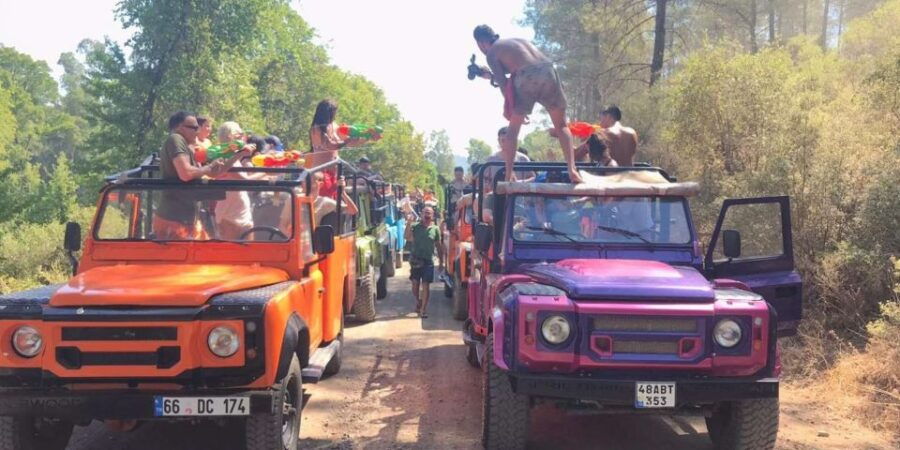 Marmaris Jeep Safari Water Fight, Colour and Foam Party