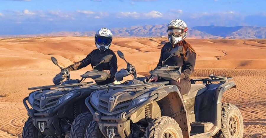 Marrakech: Agafay Desert Quad Bike Tour With Moroccan Tea - Good To Know