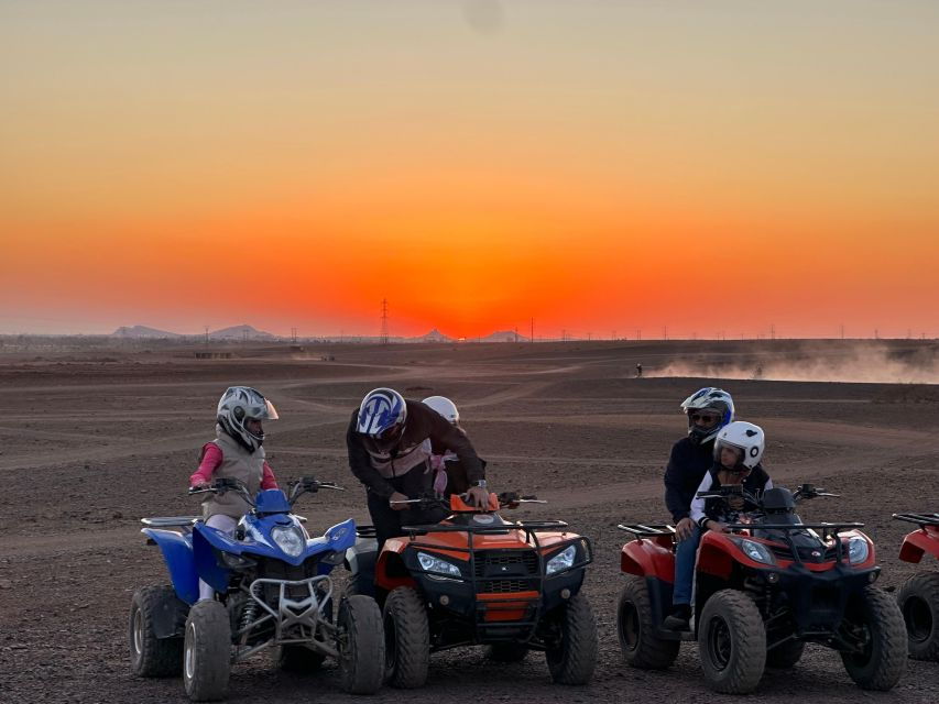 Marrakech: Quad Bike Tour in the Palm Grove Dunes With Tea - Good To Know