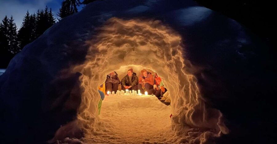 Megève: Private Happy Hour Drinks in an Igloo
