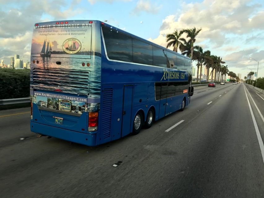 Miami & Key West: One-Way Transfer by Motor Coach Bus - Good To Know
