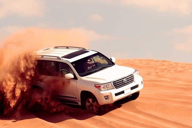 Morning 4×4 Desert Safari Dubai With Sandboarding and Camel Ride