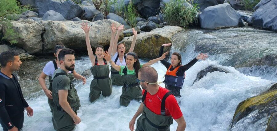 Motta Camastra: River Trekking Tour in the Alcantara Gorges