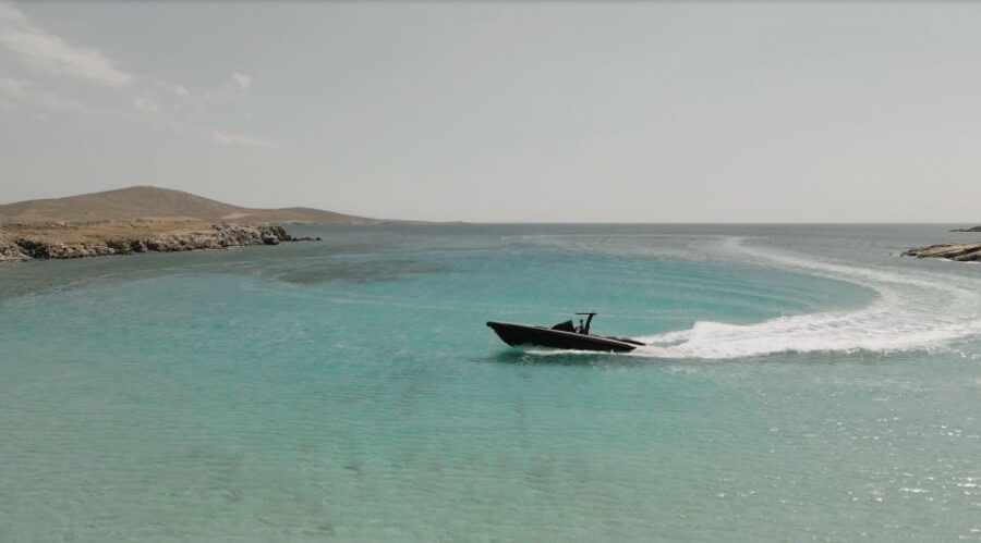 Mykonos : Private Cruise on a Luxury Rib Skipper 42