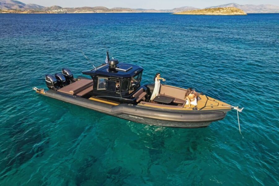 Mykonos Private Full Day Cruise With a Rafnar 1200 T-Top - Good To Know