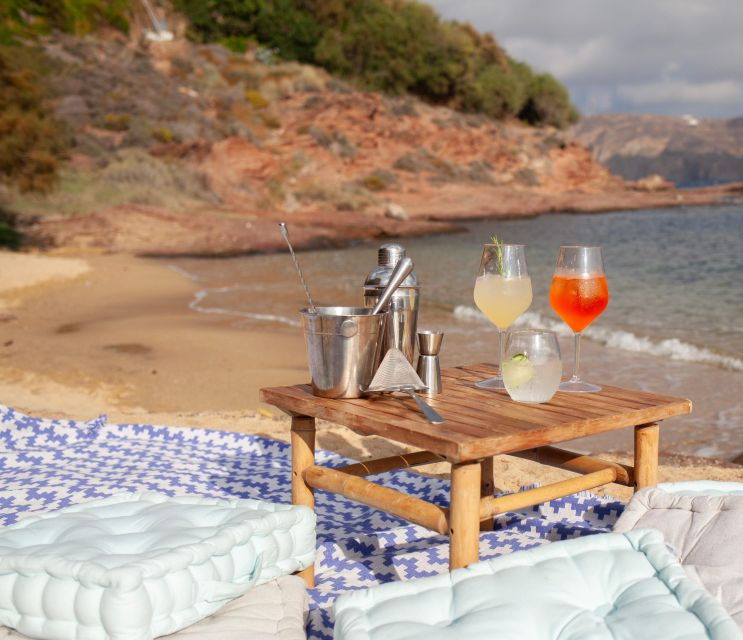 Mykonos: Secluded Beach Sunset Greek Cocktail Tasting Class - Good To Know