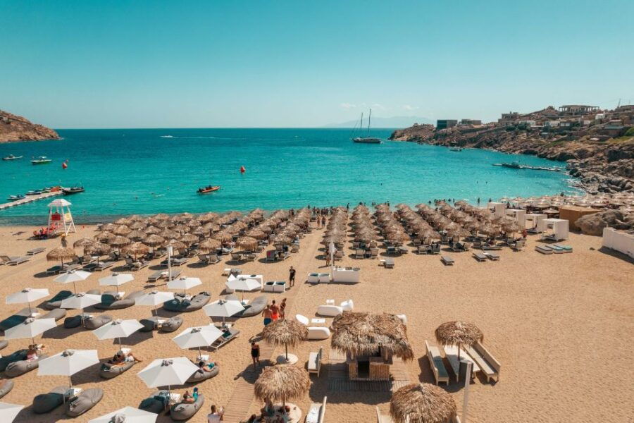 Mykonos: Super Paradise Beach With Sunbed at Thalas Mykonos