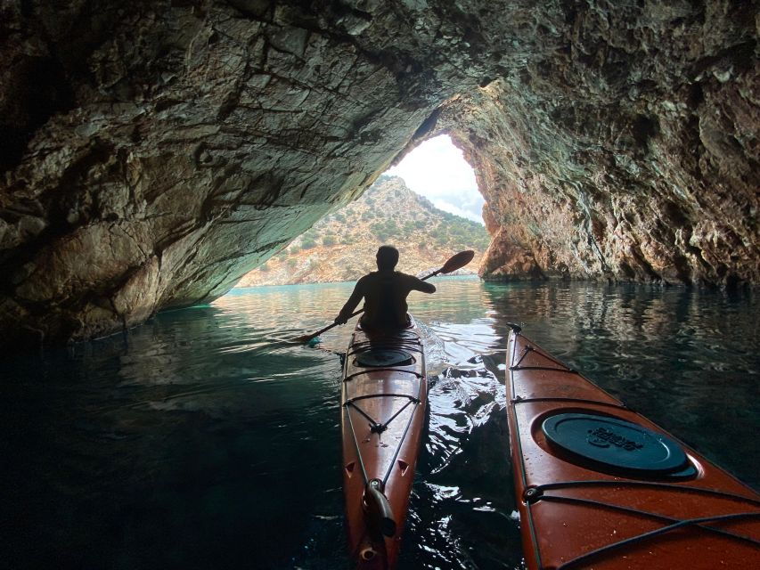 Naxos: Rhina Cave and Coastline Sea Kayaking Tour - Good To Know