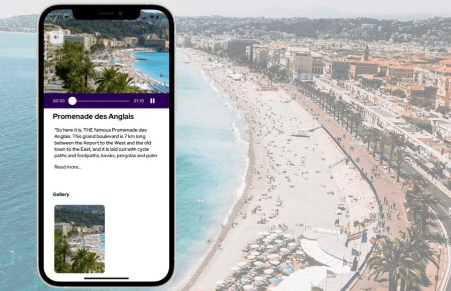 Nice: Digital Self-Guided Sightseeing Tour Application
