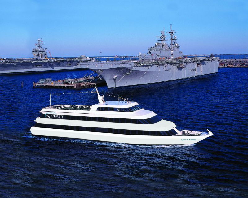 Norfolk: Elizabeth River Candlelit Buffet Lunch Cruise
