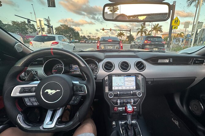 Ocean Drive Ride to Miami On A Convertible