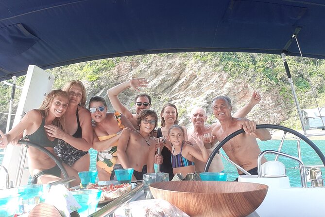 One Amazing Day in a Private Recent Sailing Boat in the Tayrona Park. the Best Sail Trip From Santa