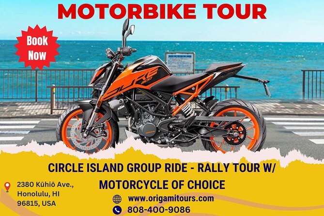 Origamitours Slingshots Circle Island Group Ride – Rally Tour