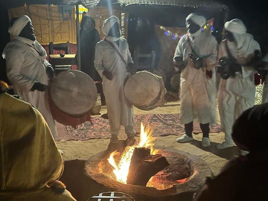 Overnight in Merzouga Desert Camp With Camel Rides and Food