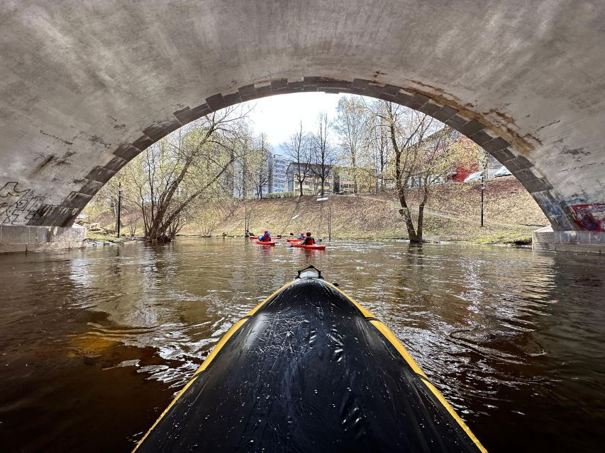 Packraft Tour on the Akerselva River Through Central Oslo