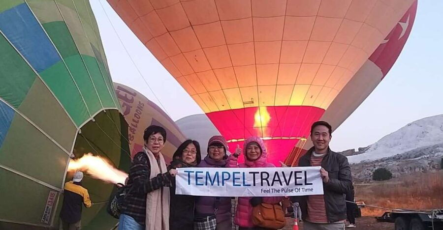 Pamukkale Hot Air Balloon Tour With Champagne