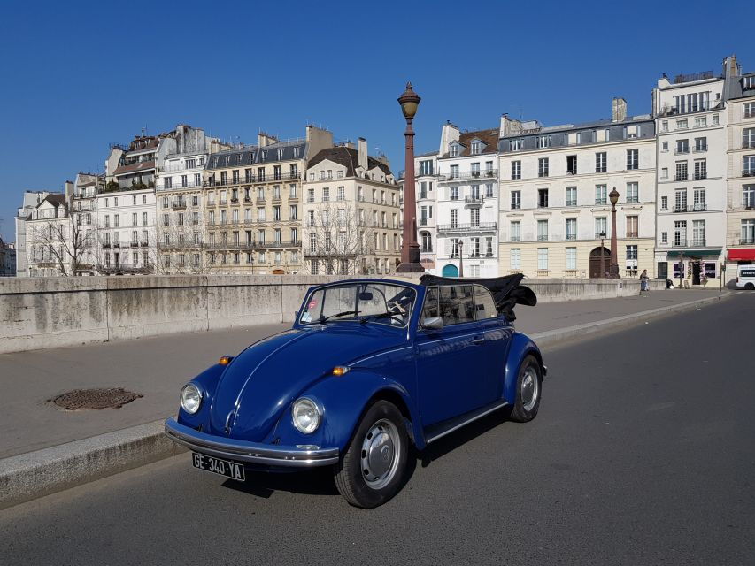 Paris: Private Guided City Tour by Classic Convertible Car - Good To Know