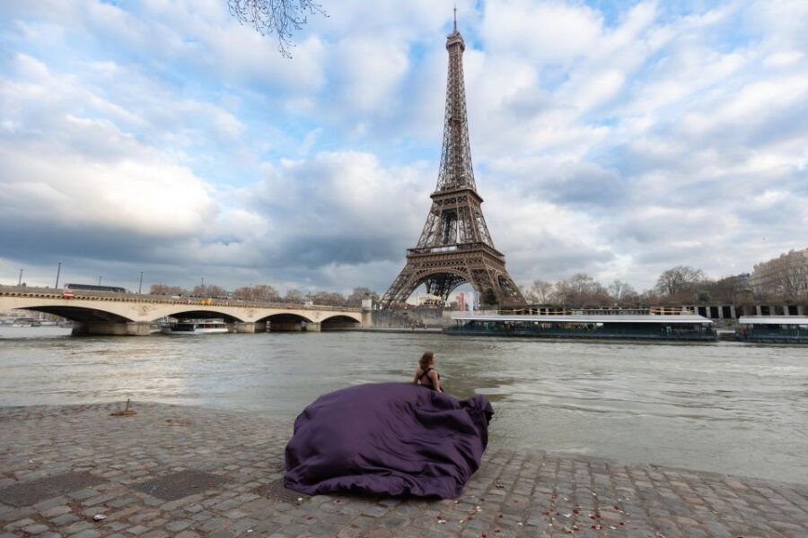 Paris: Romantic Flying-dress Photoshoot @jonadress - Good To Know