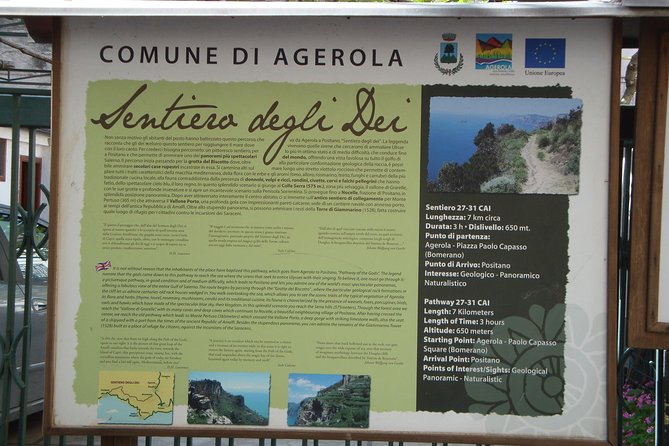 Path of the Gods (Hiking Tour Transfer) - Good To Know