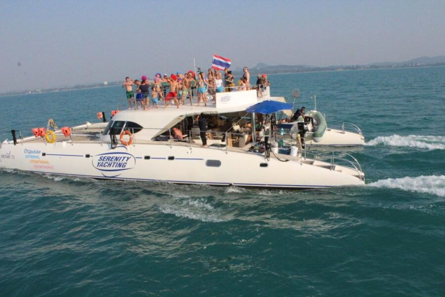 Pattaya: 3 Islands One Day Trip on Catamaran With Lunch