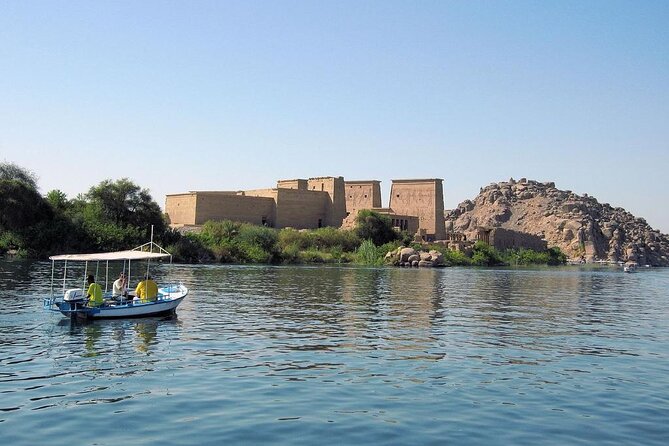 Philae Temple, High Dam and Unfinished Obelisk From Aswan - Overview of Philae Temple