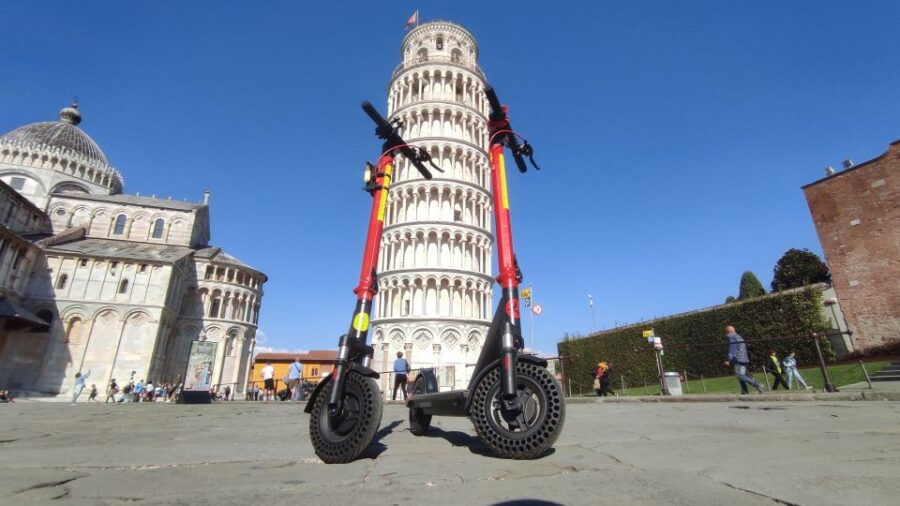 Pisa: E-Scooter Rental With Self-Guided Tour App