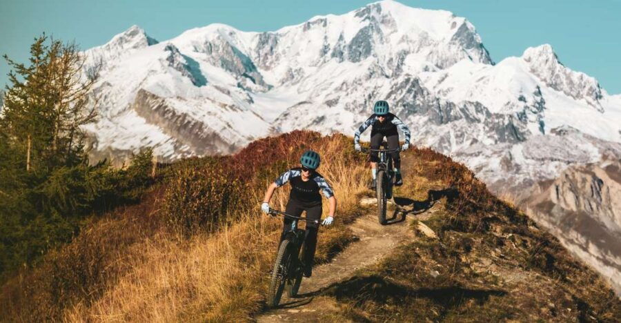 Point of View on the Glaciers of Chamonix by Ebike