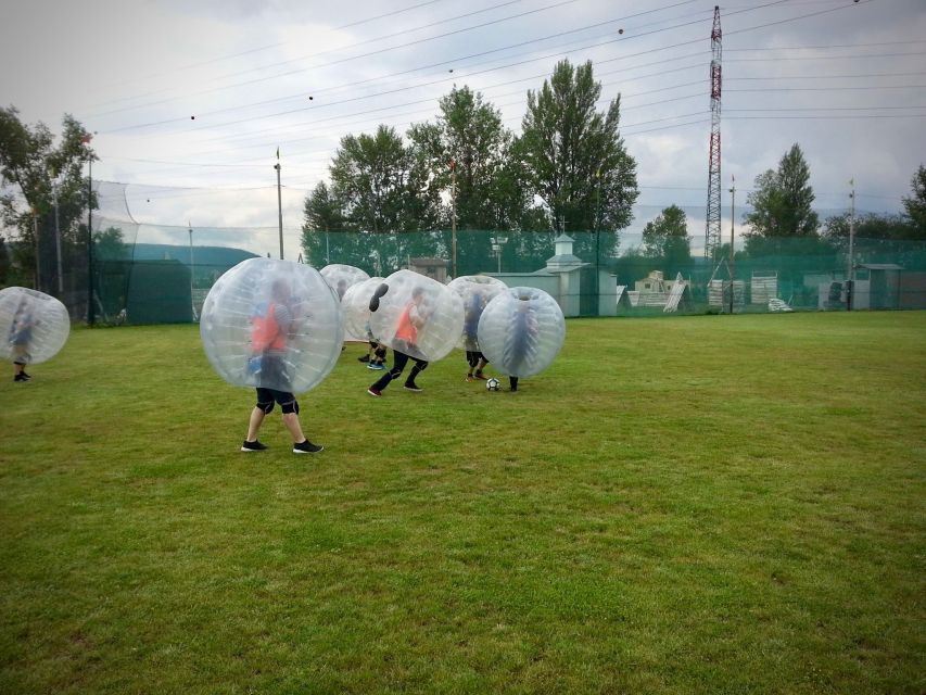 Prague: Bubble Football and Archery Combo Experience - Language and Instruction