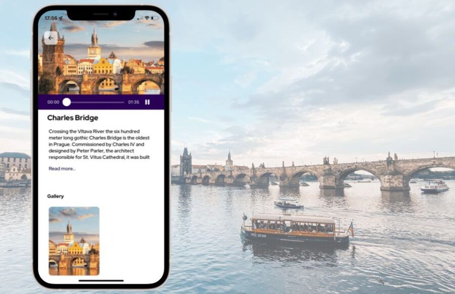 Prague: Digital City Tour With Over 100 Sights To See