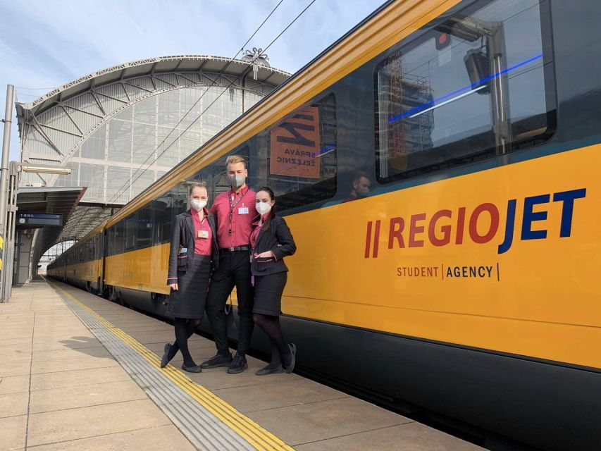 Prague: Train Transfer To/From Vienna Center